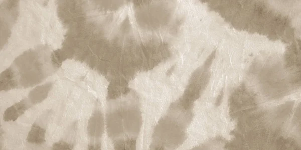 Kahverengi Kirli Kravat Boyası. Kırık Çizgili Yazdırma. — Stok fotoğraf