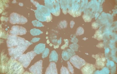 Boya desenli kravat. Mavi Sanatsal Kumaş. Mürekkep