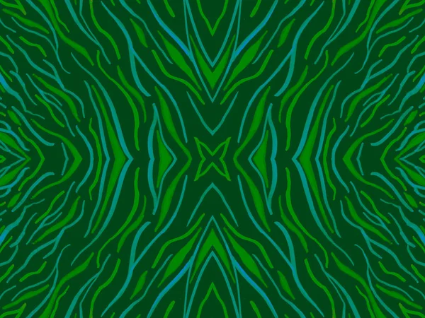 Kusursuz Etnik Yazıcı. Soyut Hayvan Tekstili