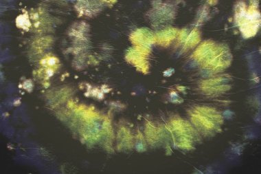 Suluboya su dokusu. Spiral Işık Yuvarlaması.