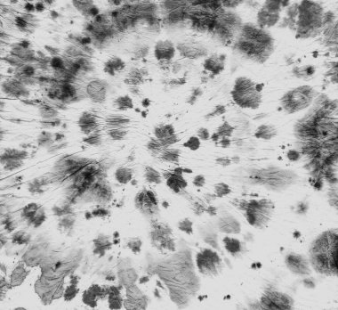 Boyalı kumaş. Beyaz Batik Yazıcı. Hippi.