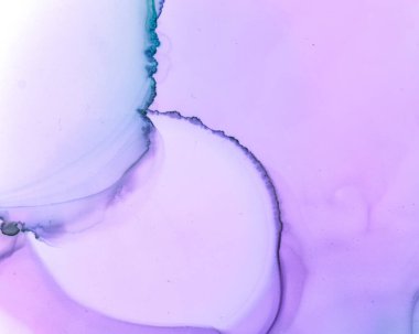 Ruhsal Boya Dokuları. Alkol Mürekkebi Yıkama