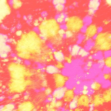 Soyut boya. Hippi Sanat Arkaplanı. Sarı Batik