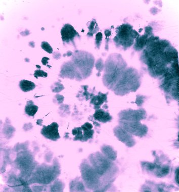 Boyalı tişört. Pembe Sanatsal Yazdırma. Kravat Ölümü