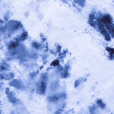 Suluboya Boya Sıçratma. İndigo Denim Mürekkebi