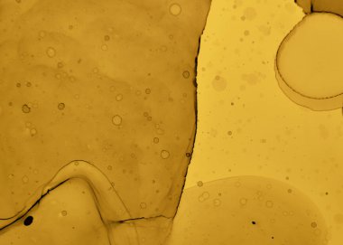 Siyah ve Sarı Soyut Mermer Doku. Koyu