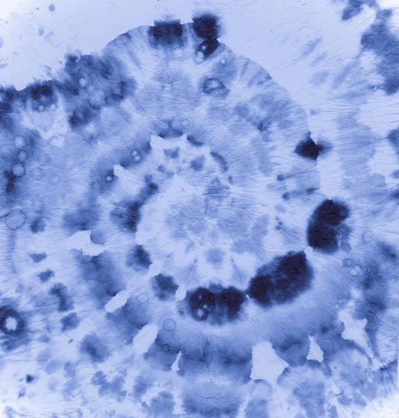 인디고 티에 다이. 바틱 워터 패턴. 추상적 인면 — 스톡 사진