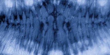 Shibori Şablonu. Zigzag Vintage Yazdırma.