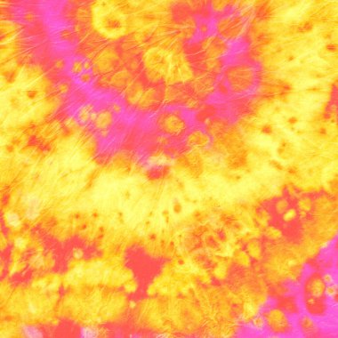 Soyut boya. Hippi dairesel desenleri. Sarı