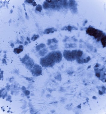 İndigo kravat boyası. Sanatsal mürekkep desenleri. Hippi.