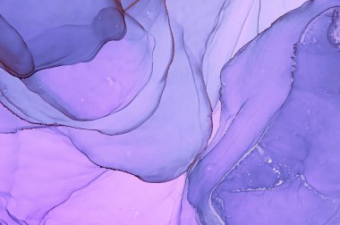 Mor Sıvı Boya. Lüks Gri Alkol Mürekkebi