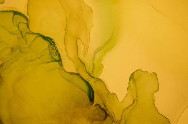 Altın Sıvı Sanat. Sıvı Mermer Duvar Kağıdı. Alkol.