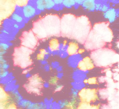 Psikedelik kravat boyası. Hippi Girdap Tasarımı. Sihir