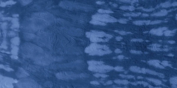 Impresión de tinte a rayas índigo. Mar Acuarela étnica —  Fotos de Stock