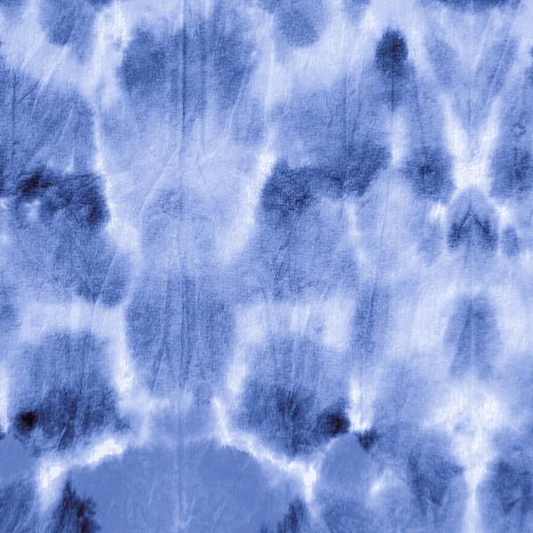 Aquarellfarbe Farbe Textur. Indigo Denim Tinte — Stockfoto