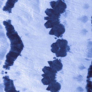 Soyut Su Boyası. Indigo Denim Ink Shibori.