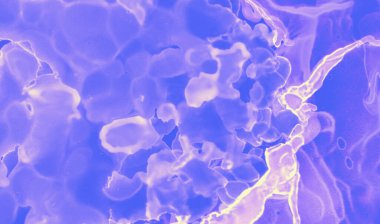 Soyut Mürekkep Arkaplanı. Mavi Çağdaş Moda