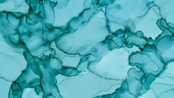 Teal Pastel Flow Design. Gradiente de humo azul — Foto de Stock