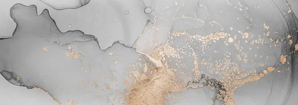 Alkol Mürekkebi. Gri Mermer Yazdırma. Yağ Dalgası