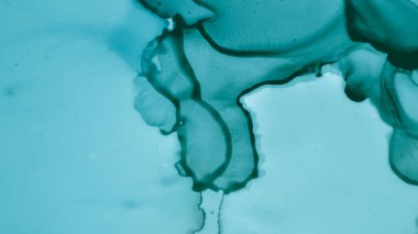 Pastel Flow Splash. Mavi Okyanus Yaratıcı