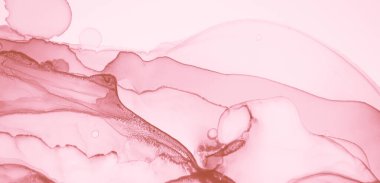 Rose Lüks Mermer. Soyut Mix. Sıvı Rengi