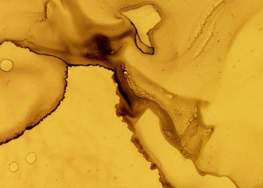 Siyah ve Sarı Soyut Akrilik Arkaplan. Gri