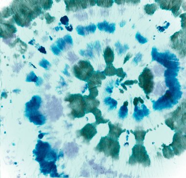 Boya sarmalı bağla. Yeşil renkli kumaş. Tye Boya Sanatı