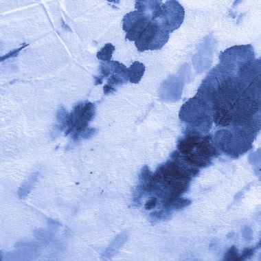 Soyut Suluboya. İndigo Denim Mürekkep Boyası