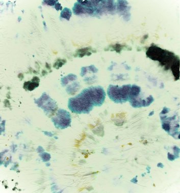 Doku, kravat boyası. Sanatsal Suluboya Deseni.