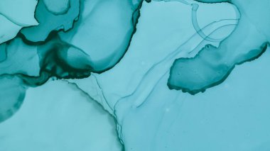 Suluboya Resim Çizimi. Pastel Akıcı Su.