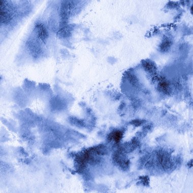 Suluboya Sıçratma. İndigo Denim Mürekkebi