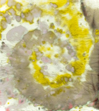 Doku, kravat boyası. Sanatsal Psikedelik Desen.