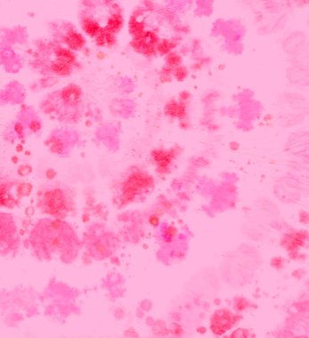 Kırmızı kravat boyası girdabı. Suluboya ile hippi dokusu