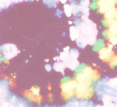 Suluboya Işık Arkaplanı. Psikedelik Kravat Boyası.