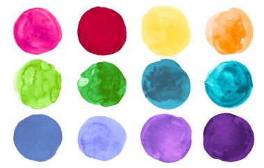 Suluboya çemberleri. Grafik mürekkep noktaları seti. Felç Mermileri Şablonu. Parlak Suluboya Çemberleri. Sanat Soyut Doku.