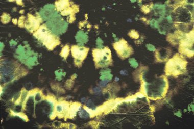 Psikedelik kravat boyası. Hippi Dairesel Deseni.