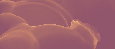 Mürekkep Altın Yüzeyi. Kahverengi Volkanik Etki. Kırmızı Isı