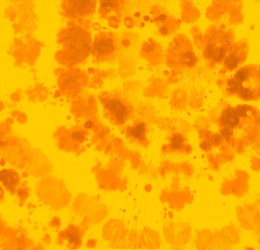 Psikedelik Serin Doku. Dairesel Boyalı Elbise.