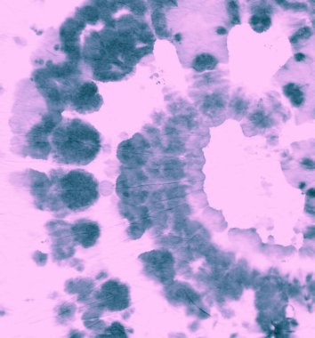 Boyalı tişört. Mavi Renkli Parmak izi. Tye Boyalı Dairesel