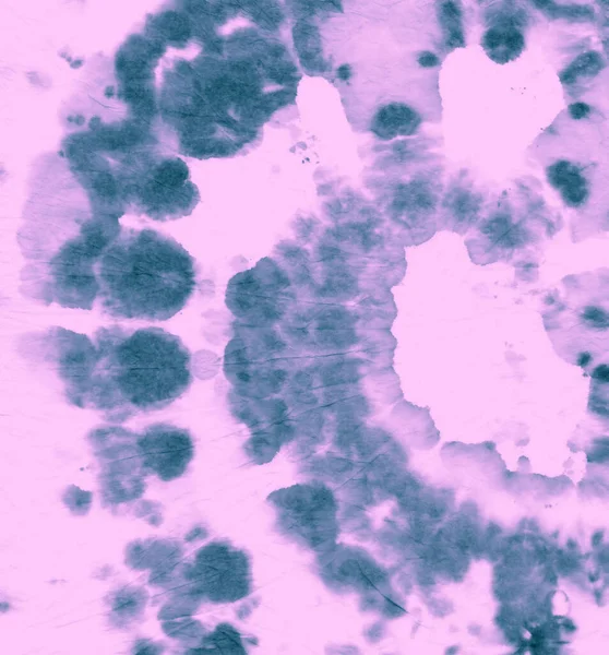 Boyalı tişört. Mavi Renkli Parmak izi. Tye Boyalı Dairesel