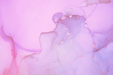 Zarif mürekkep yıkama, soyut karışım. Yağ Rengi