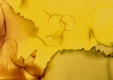 Siyah ve Sarı Soyut Mermer Arkaplan. Kaya