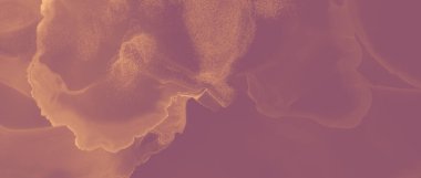 Mürekkep Altın Mermer. Kırmızı volkanik sıçrama. Kahverengi Sanat