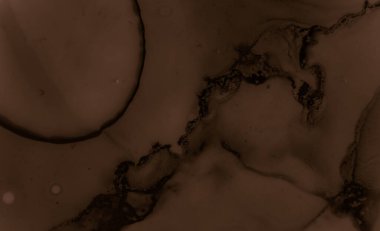 Çikolata desenli boya. Koyu Kahve Arkaplanı.