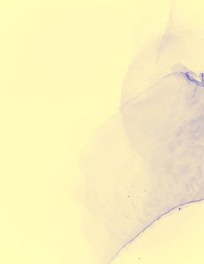 Düğün kartı tasarımı. Sarı Pastel Akış Suyu.