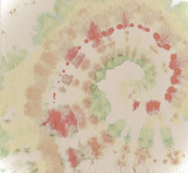 Doku, kravat boyası. Batik Psikedelik Tasarımı.