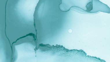 Pastel Sıvı Sıçratma. Mavi Bulut Modern