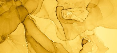 Altın Sıvı Sanat. Soyut Mermer Duvar Kağıdı.