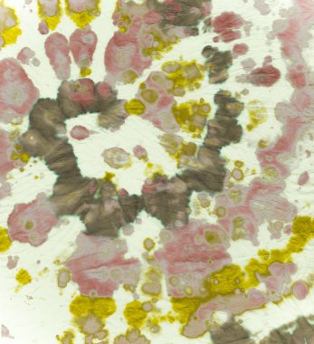 Doku, kravat boyası. Batik Psikedelik Tasarımı.