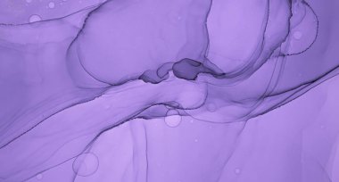 Mor Sıvı Boya Dalgaları. Lüks Duman Alkol